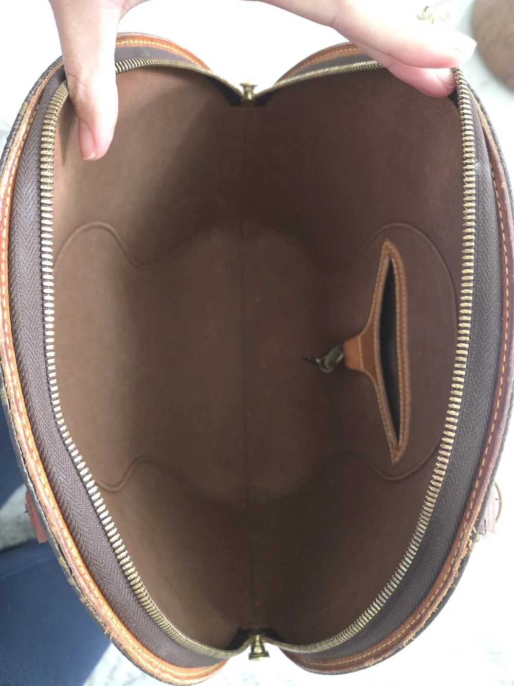 Louis Vuitton Brown Monogram Canvas Alma PM Satchel